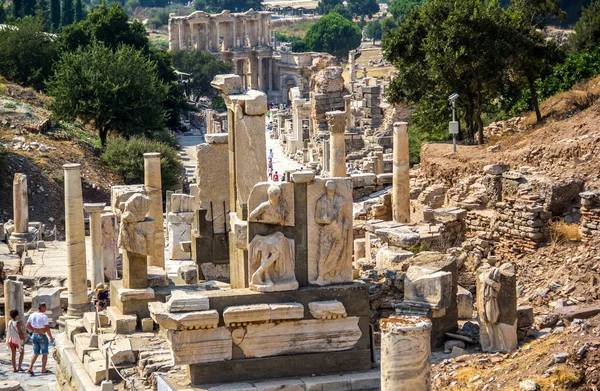 Izmir Turkey Juli 2015 Efeze Een Oude Griekse Stad Aan — Stockfoto