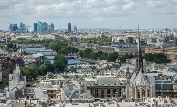 París Francés Agosto 2014 Vista Desde Catedral Notre Dame Puede —  Fotos de Stock