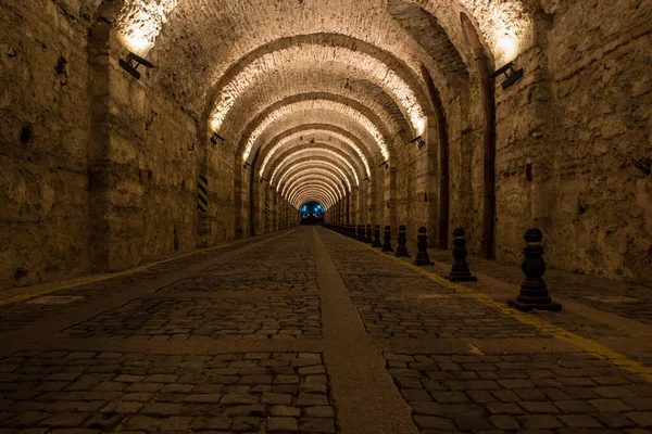 Túnel Del Palacio Beylerbeyi Turco Beylerbeyi Sarayi Tuneli Túnel Histórico — Foto de Stock