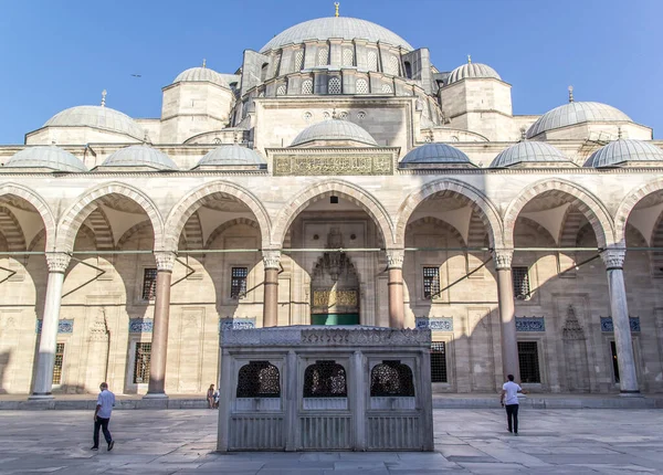 Istanbul Turkey Juni 2016 Den Suleymaniye Moskén Ottomansk Kejserlig Moské — Stockfoto