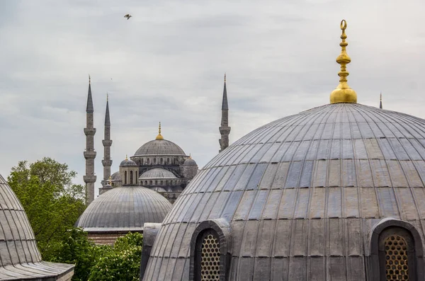 Istanbul Turkey April 2016 Sultan Ahmed Moskén Från Istanbul Turkiet — Stockfoto