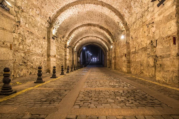 Túnel Del Palacio Beylerbeyi Turco Beylerbeyi Sarayi Tuneli Túnel Histórico — Foto de Stock