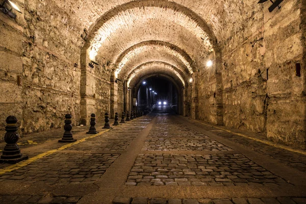 Túnel Del Palacio Beylerbeyi Turco Beylerbeyi Sarayi Tuneli Túnel Histórico — Foto de Stock