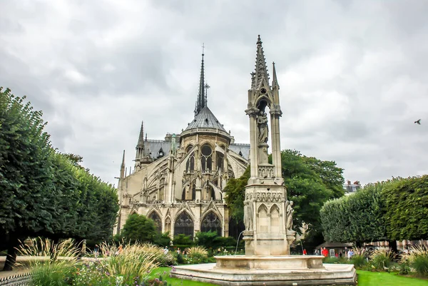 París Francés Agosto 2014 Catedral Notre Dame Simplemente Notre Dame —  Fotos de Stock