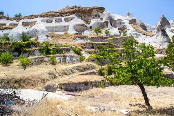 View Goreme Cave City Sunset Cappadocia Turkey — Stock Photo, Image