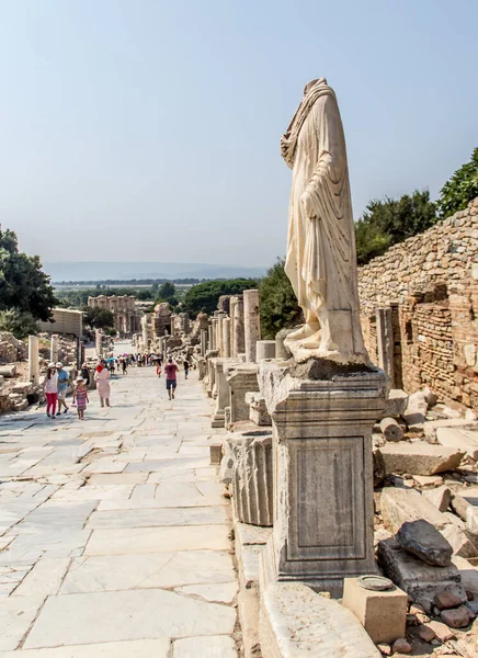 Izmir Turquía Julio 2015 Éfeso Fue Una Antigua Ciudad Griega — Foto de Stock