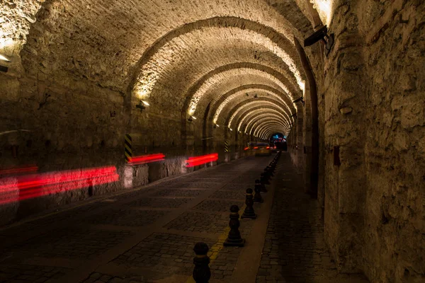 Túnel Del Palacio Beylerbeyi Turco Beylerbeyi Sarayi Tuneli Túnel Histórico — Foto de Stock