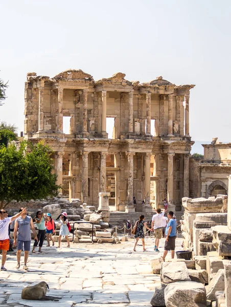 Izmir Turkey Lipca 2015 Efez Był Starożytnym Greckim Miastem Wybrzeżu — Zdjęcie stockowe