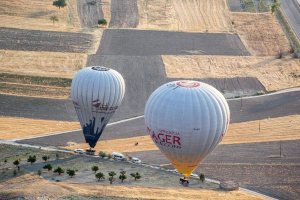 Goreme Turkey July 2016 Hot Air Balloons Fly Cappadocia Goreme — Stock Photo, Image