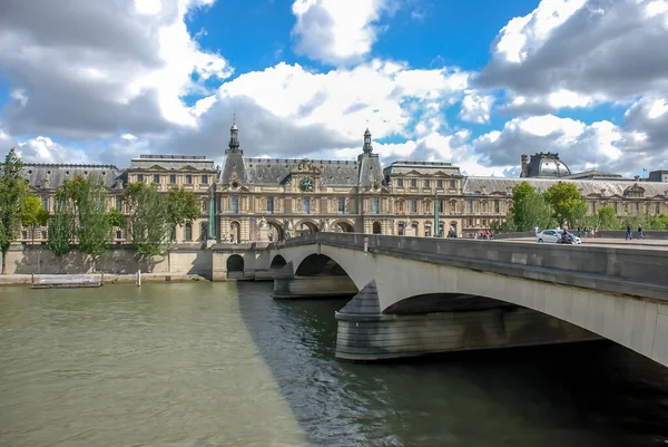 Paris France August 2014 Сена 776 Кілометровою Річкою Важливим Комерційним — стокове фото