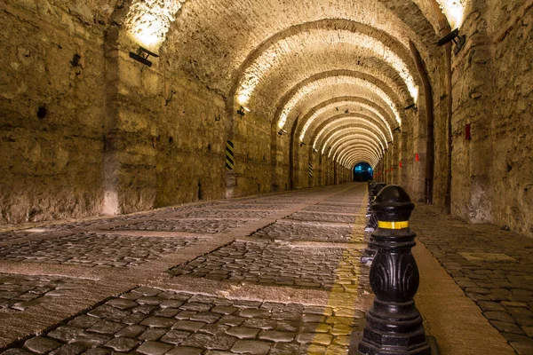 Túnel Del Palacio Beylerbeyi Turco Beylerbeyi Sarayi Tuneli Túnel Histórico — Foto de Stock