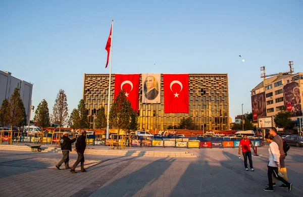 Istanbul Turkey Mayıs 2016 Taksim Atatürk Kültür Merkezi Stanbul Daki — Stok fotoğraf