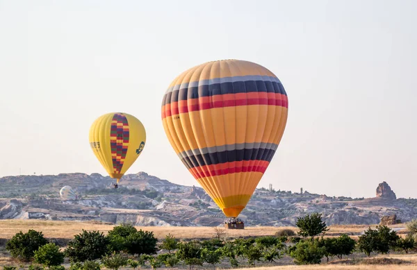 Goreme Turkey July 2016 Hot Air Balloons Fly Cappadocia Goreme — Stock Photo, Image