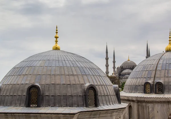 Istanbul Turkey April 2016 Sultan Ahmed Moskén Från Istanbul Turkiet — Stockfoto
