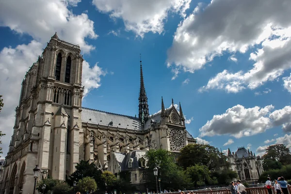 París Francés Agosto 2014 Catedral Notre Dame Simplemente Notre Dame —  Fotos de Stock