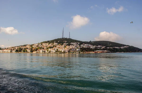 Burgaz Adasi Terceira Maior Das Ilhas Dos Príncipes Mar Mármara — Fotografia de Stock