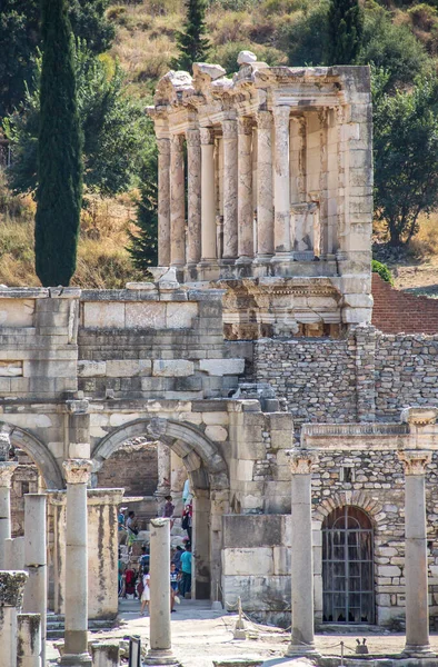 Izmir Turkey Juli 2015 Efeze Een Oude Griekse Stad Aan — Stockfoto