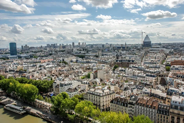 París Francés Agosto 2014 Vista Desde Catedral Notre Dame Puede —  Fotos de Stock