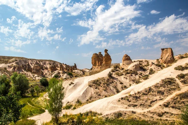 Formações Tufa Vulcânica Capadócia Turquia — Fotografia de Stock