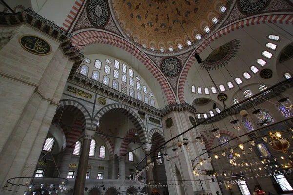 Istanbul Turkey 2016 술레이만 모스크의 Suleiman Mosque Suleymaniye Camii 2016 — 스톡 사진