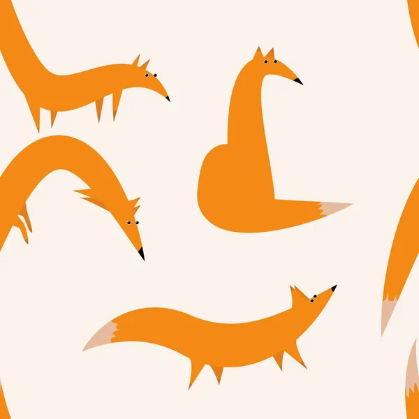 Birkaç kızıl tilki kusursuz desen