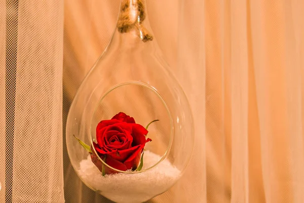 Bir düğün için çiçek buketleri