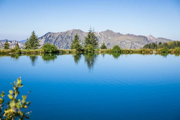 İsviçre Alpleri deniz manzaralı