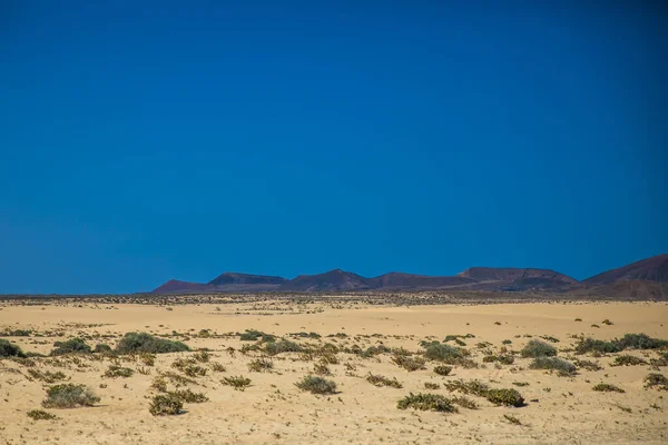 Vista Del Paisaje Con Montañas Desierto Cielo — Foto de Stock