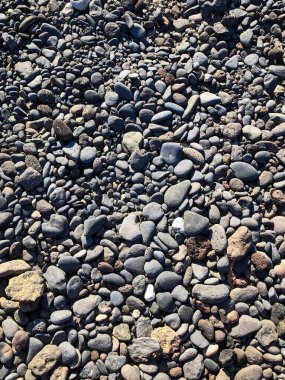 Sahilden gelen taşlar.