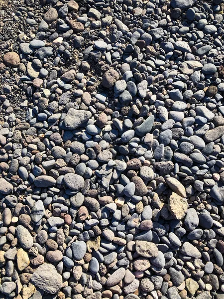 Steine Hintergrund Von Einem Strand — Stockfoto