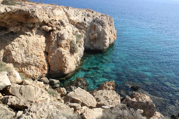 Seestück Insel Zypern Mittelmeer — Stockfoto