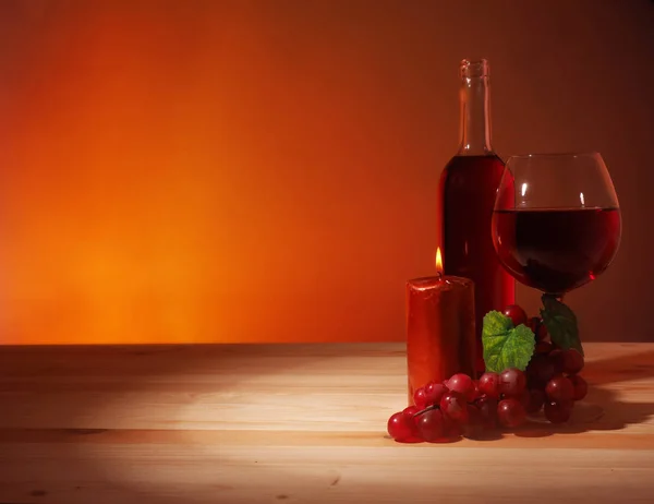 Ποτήρι κόκκινου κρασιού — Φωτογραφία Αρχείου