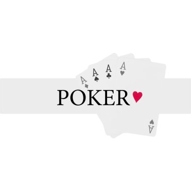 Beyaz arka plan uçan iskambil