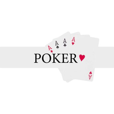 Beyaz arka plan uçan iskambil