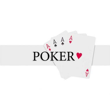 Beyaz arka plan uçan iskambil