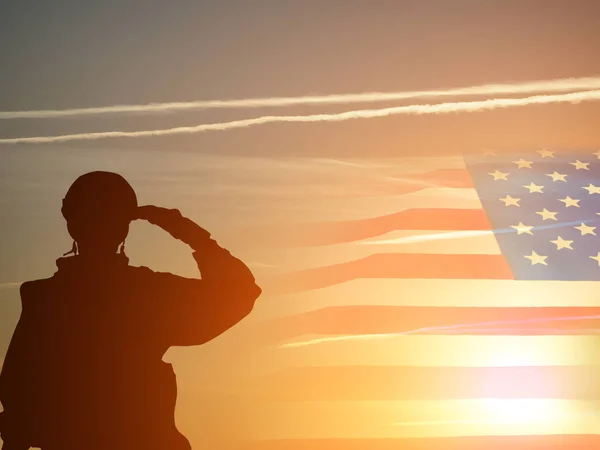 Biglietto Auguri Festa Dei Veterani Giorno Della Memoria Giorno Dell — Foto Stock