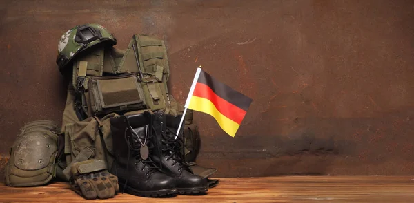 Wenskaart Voor Volkstrauertag Veteranendag Concept Patriottisme Eer Nooit Vergeten Dank — Stockfoto