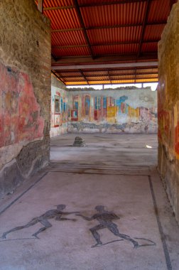 Bir evin dekorasyonu, Pompeia