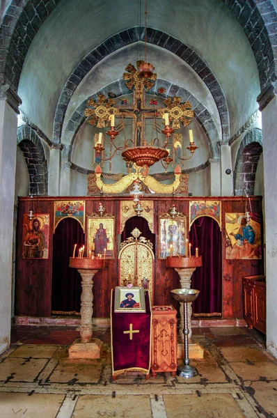 Wnętrze Kościoła Sant Lucas — Zdjęcie stockowe