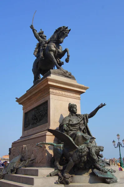 Details Monument Victor Emanuel — Stock Photo, Image