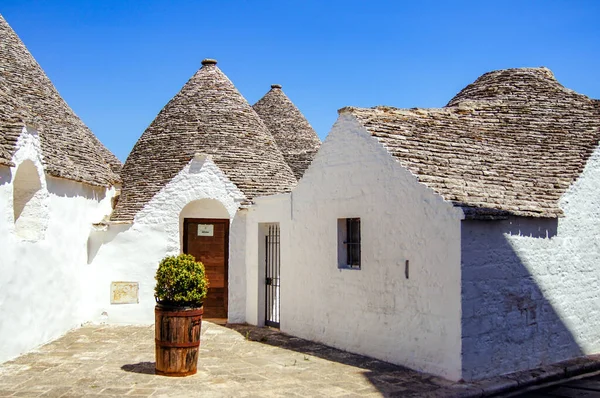 Eingang Einem Trulli Alberobello — Stockfoto