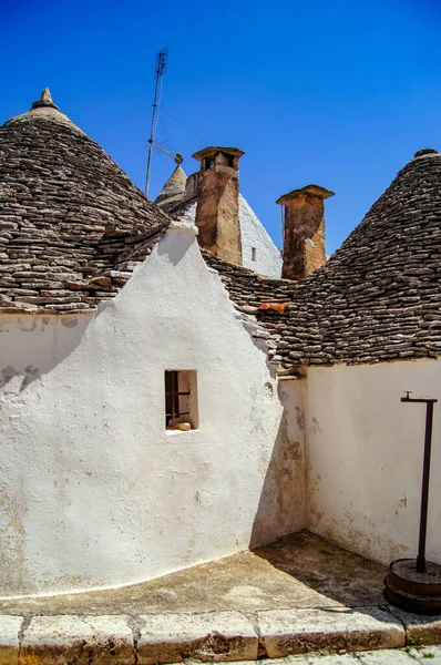 Heckscheibe Eines Trulli Von Alberobello — Stockfoto