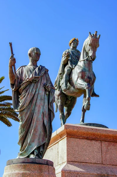 Napoleon Monument Ajaccio — Stock Photo, Image