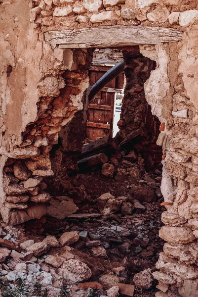 Ερείπια Της Παλιάς Πόλης Του Belchite — Φωτογραφία Αρχείου