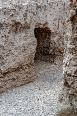 Zaragoza amfi tiyatrosunun girişi.