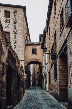 Toledo şehrinde yükselen sokaklar