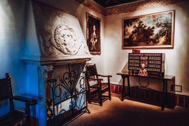 Toledo 'daki Casa del Greco' nun oturma odası.