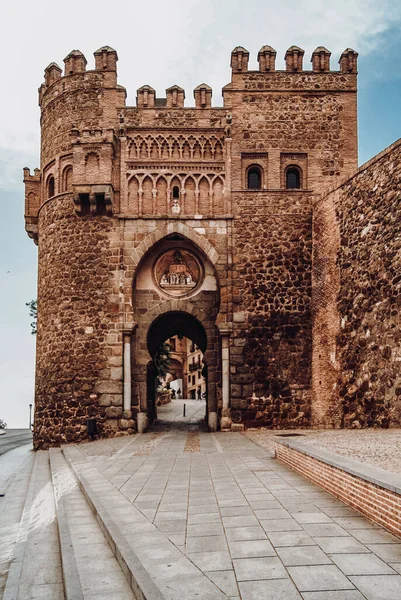 Puerta Del Sol Van Muur Van Toledo — Stockfoto