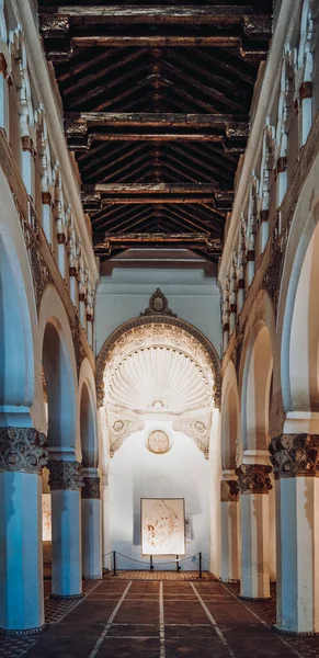 Synagoge Van Santa Mara Witte Van Toledo — Stockfoto