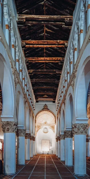 Synagoge Van Santa Mara Witte Van Toledo — Stockfoto